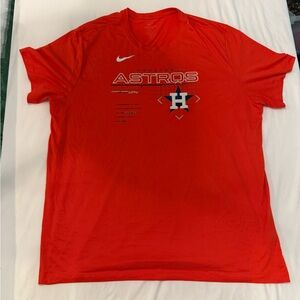 Nike‎ Red Dri-FIT Tee Houston Astros